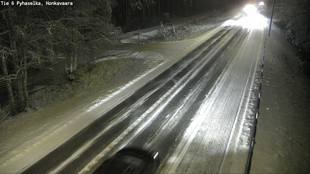 Weather Camera Image Väg 6 Joensuu, Honkavaara, Joensuu, Pohjois-Karjala