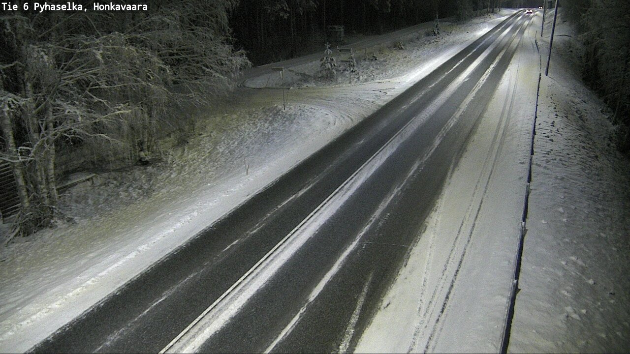 Weather Camera Image Väg 6 Joensuu, Honkavaara, Joensuu, Pohjois-Karjala