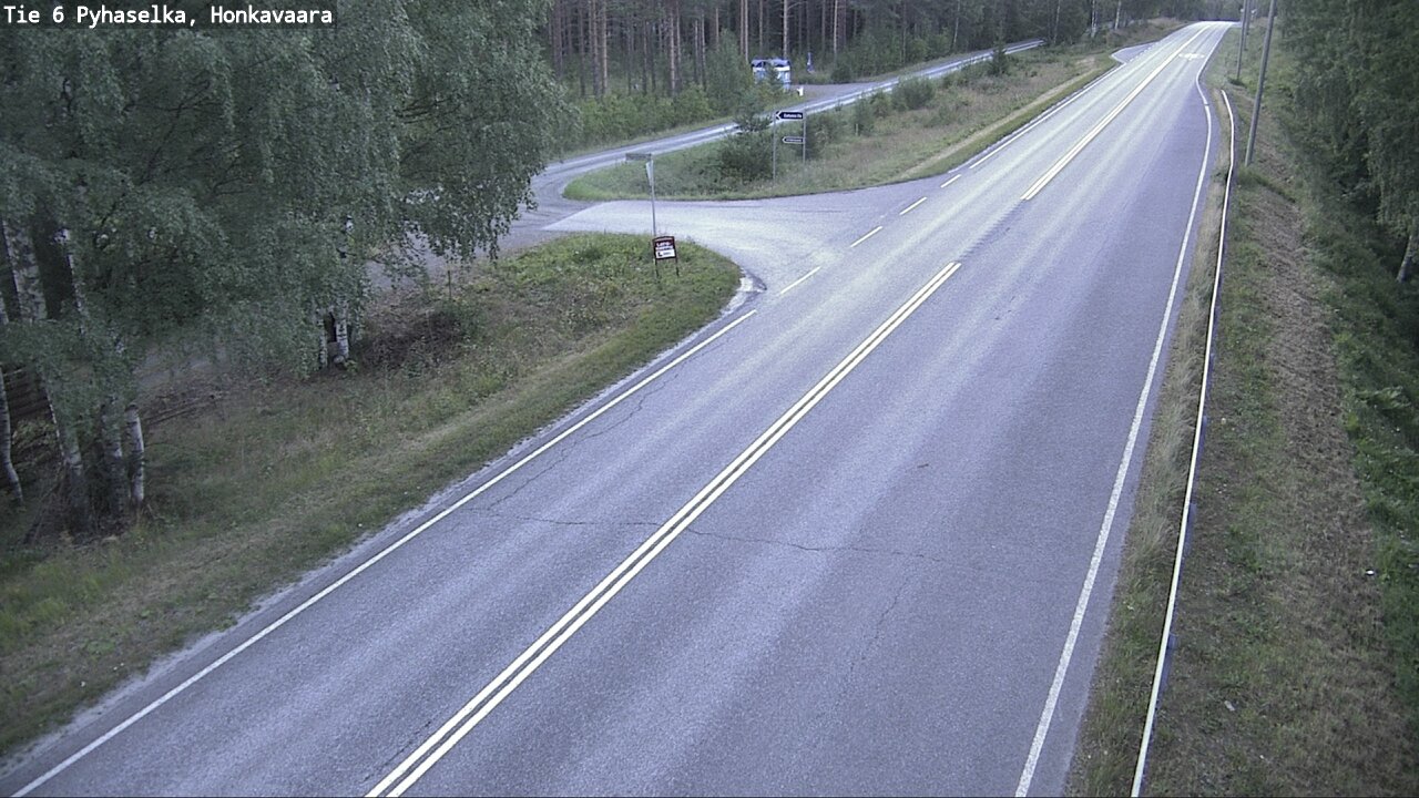 Weather Camera Image Road 6 Joensuu, Honkavaara, Joensuu, Pohjois-Karjala