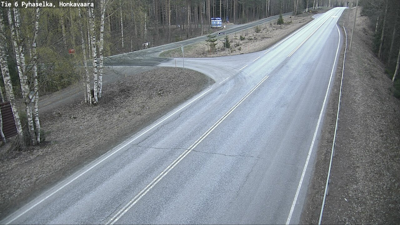 Weather Camera Image Väg 6 Joensuu, Honkavaara, Joensuu, Pohjois-Karjala