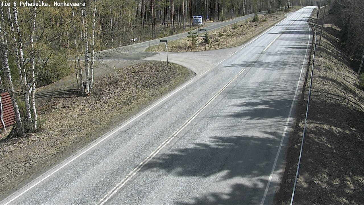 Weather Camera Image Väg 6 Joensuu, Honkavaara, Joensuu, Pohjois-Karjala