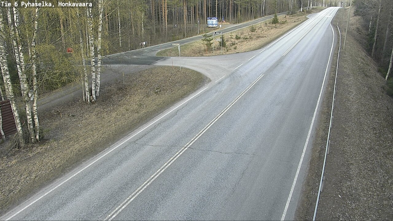 Weather Camera Image Väg 6 Joensuu, Honkavaara, Joensuu, Pohjois-Karjala