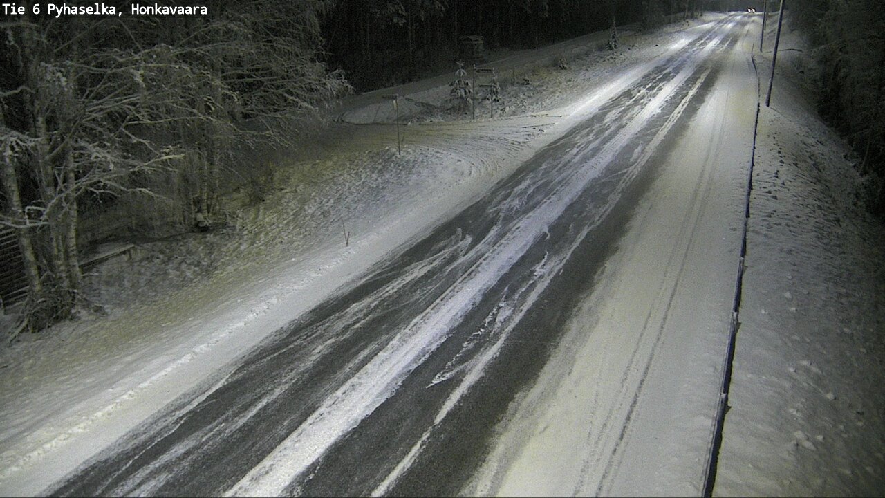 Weather Camera Image Väg 6 Joensuu, Honkavaara, Joensuu, Pohjois-Karjala