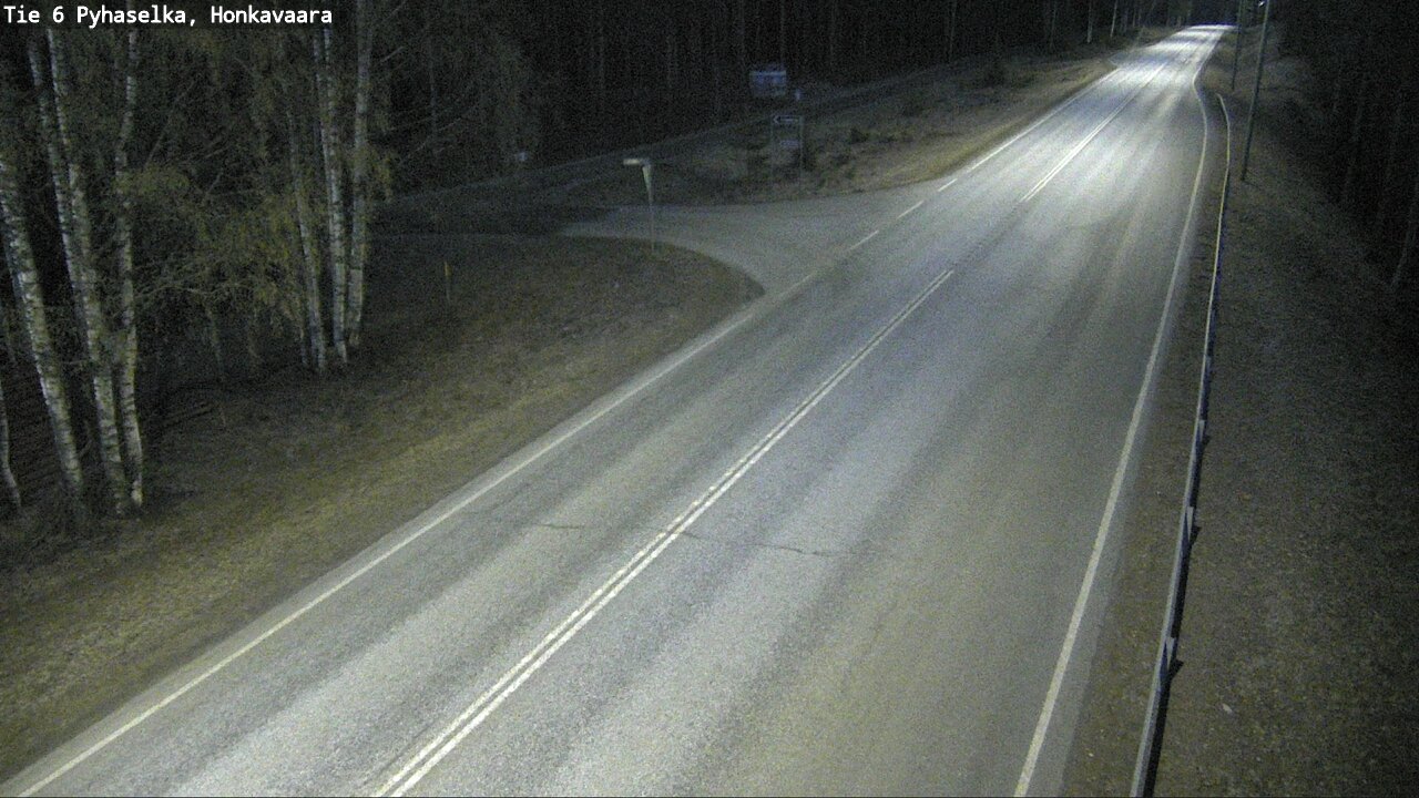 Weather Camera Image Väg 6 Joensuu, Honkavaara, Joensuu, Pohjois-Karjala