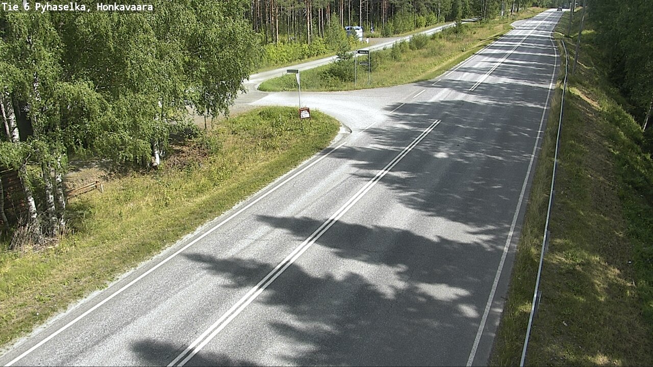 Weather Camera Image Road 6 Joensuu, Honkavaara, Joensuu, Pohjois-Karjala