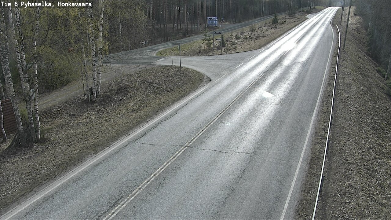 Weather Camera Image Väg 6 Joensuu, Honkavaara, Joensuu, Pohjois-Karjala