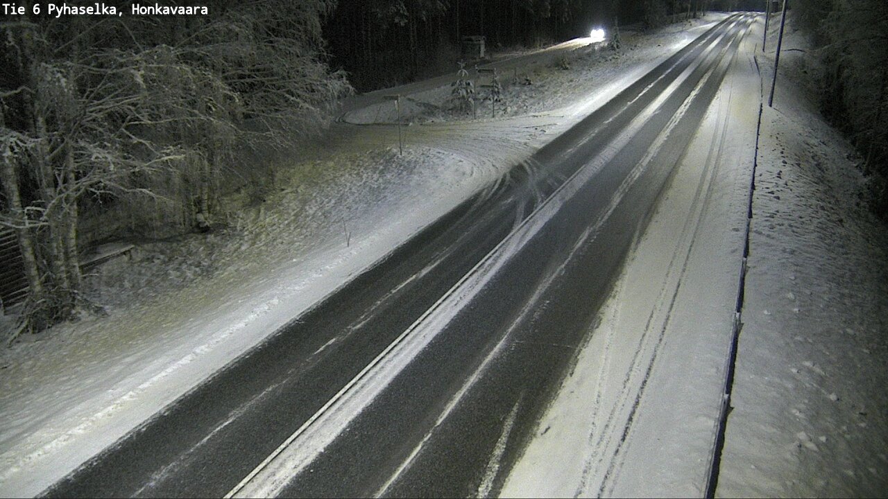 Weather Camera Image Väg 6 Joensuu, Honkavaara, Joensuu, Pohjois-Karjala