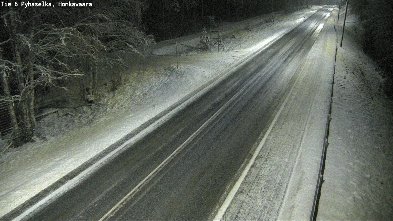 Weather Camera Image Road 6 Joensuu, Honkavaara, Joensuu, Pohjois-Karjala