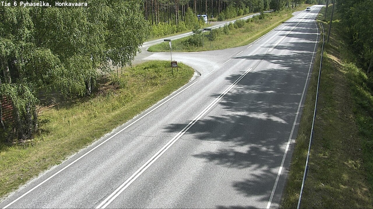 Weather Camera Image Road 6 Joensuu, Honkavaara, Joensuu, Pohjois-Karjala