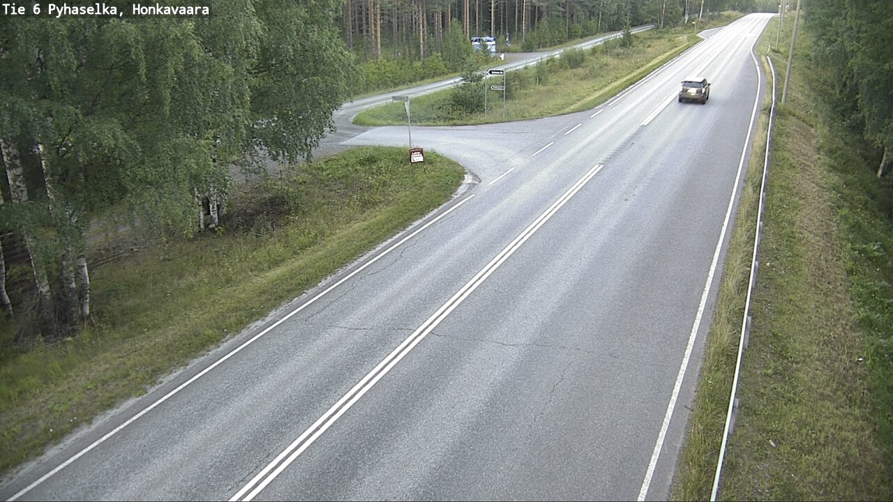 Weather Camera Image Road 6 Joensuu, Honkavaara, Joensuu, Pohjois-Karjala