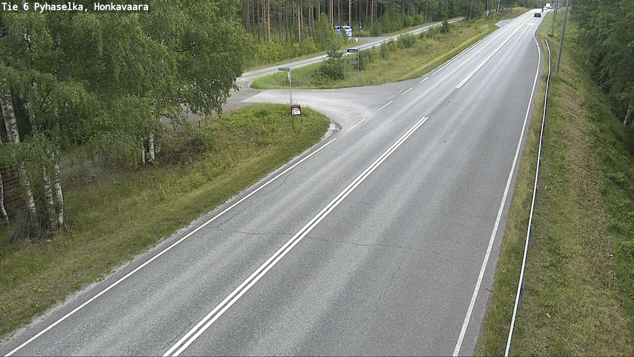 Weather Camera Image Road 6 Joensuu, Honkavaara, Joensuu, Pohjois-Karjala