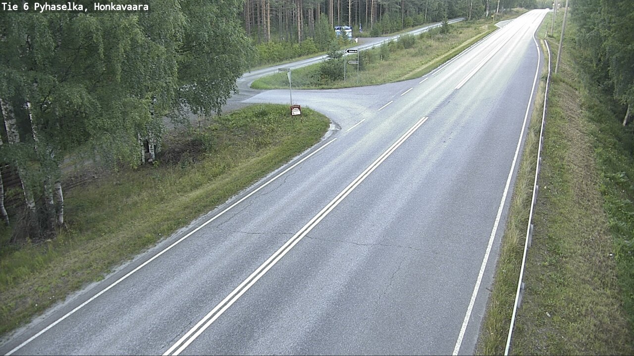 Weather Camera Image Road 6 Joensuu, Honkavaara, Joensuu, Pohjois-Karjala