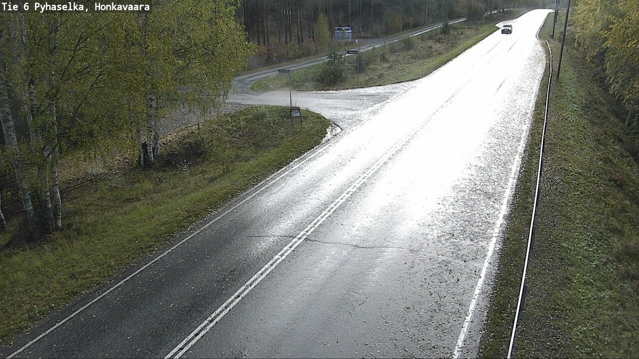 Weather Camera Image Road 6 Joensuu, Honkavaara, Joensuu, Pohjois-Karjala
