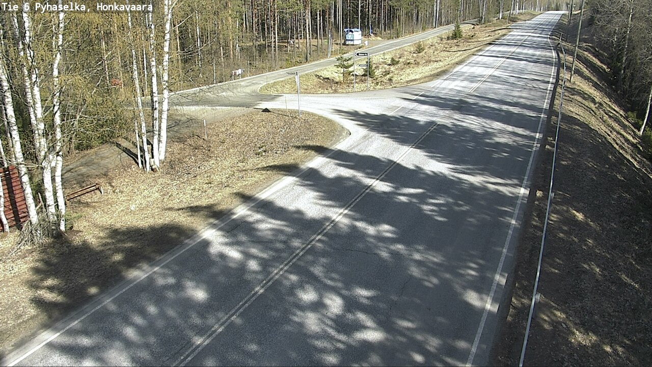 Weather Camera Image Väg 6 Joensuu, Honkavaara, Joensuu, Pohjois-Karjala