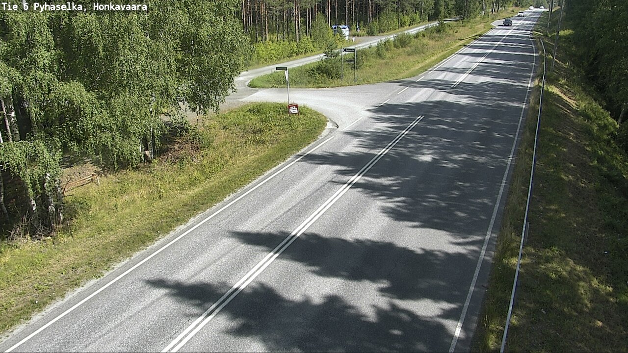 Weather Camera Image Road 6 Joensuu, Honkavaara, Joensuu, Pohjois-Karjala