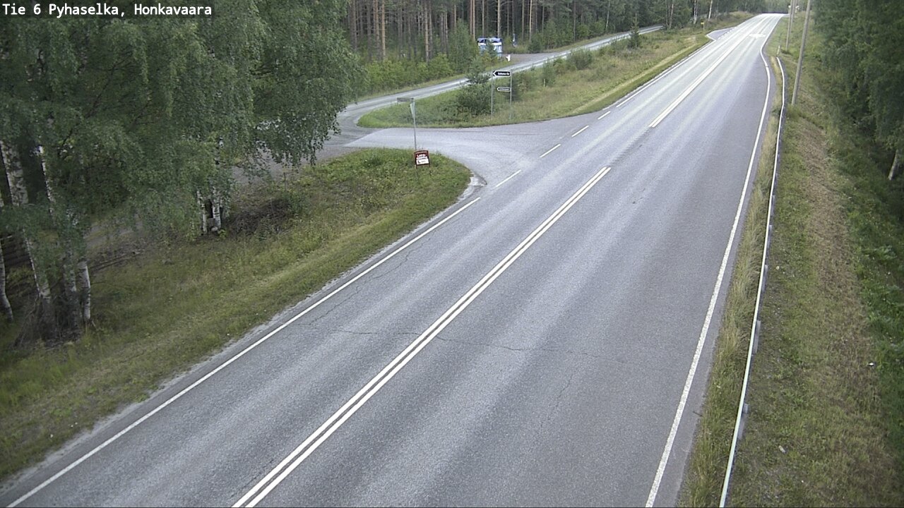 Weather Camera Image Road 6 Joensuu, Honkavaara, Joensuu, Pohjois-Karjala