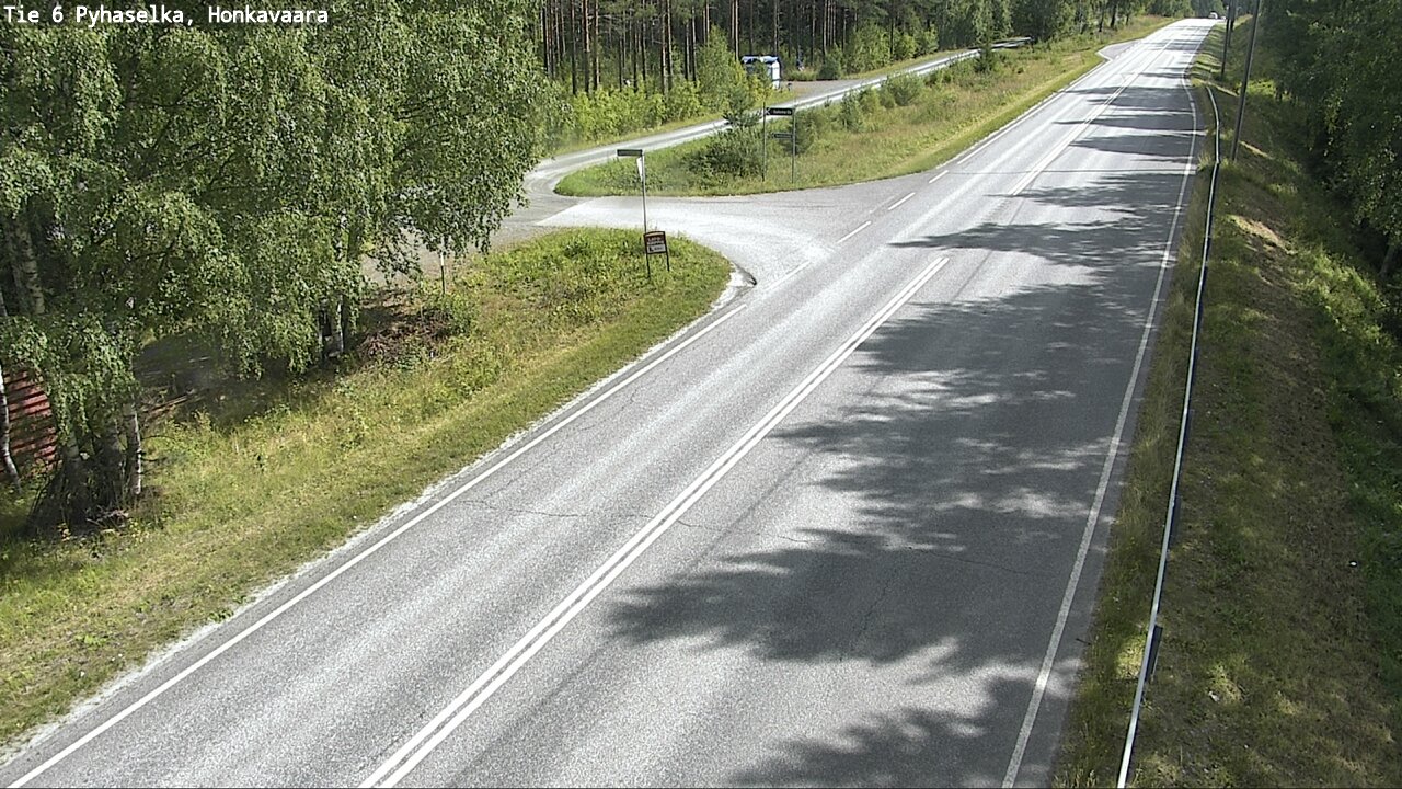 Weather Camera Image Road 6 Joensuu, Honkavaara, Joensuu, Pohjois-Karjala