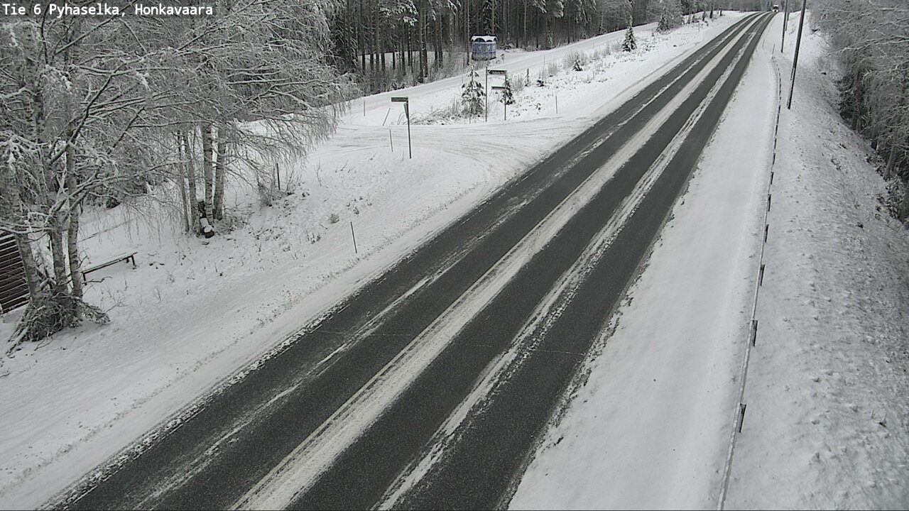 Weather Camera Image Väg 6 Joensuu, Honkavaara, Joensuu, Pohjois-Karjala