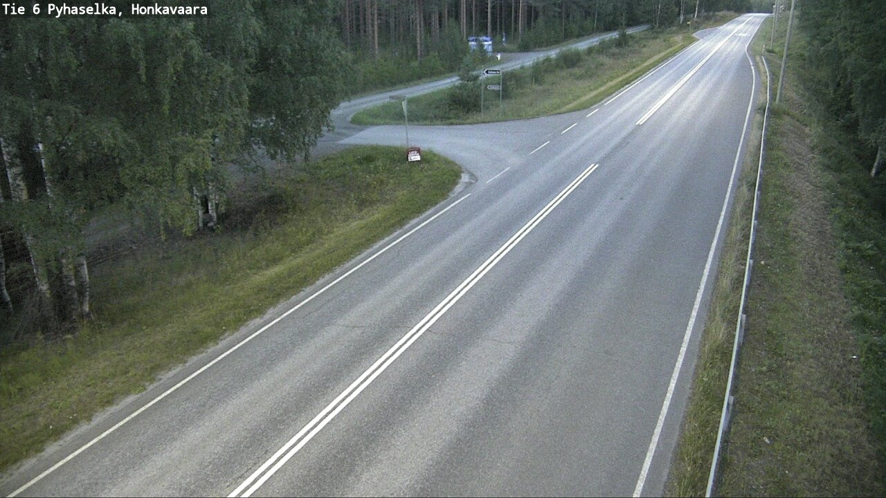 Weather Camera Image Road 6 Joensuu, Honkavaara, Joensuu, Pohjois-Karjala
