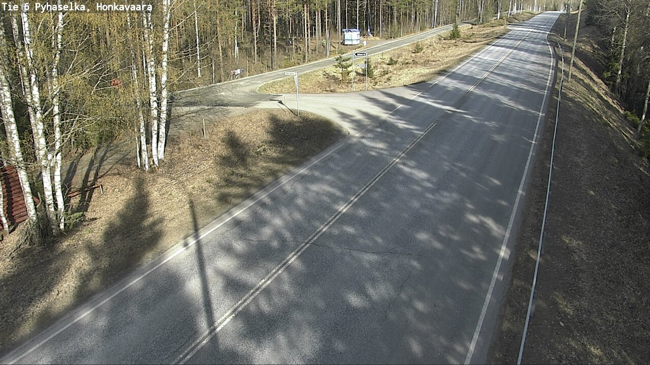 Weather Camera Image Väg 6 Joensuu, Honkavaara, Joensuu, Pohjois-Karjala
