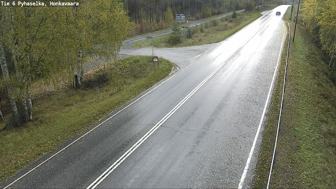 Weather Camera Image Road 6 Joensuu, Honkavaara, Joensuu, Pohjois-Karjala