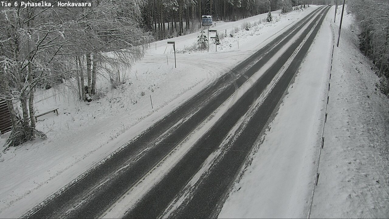 Weather Camera Image Väg 6 Joensuu, Honkavaara, Joensuu, Pohjois-Karjala