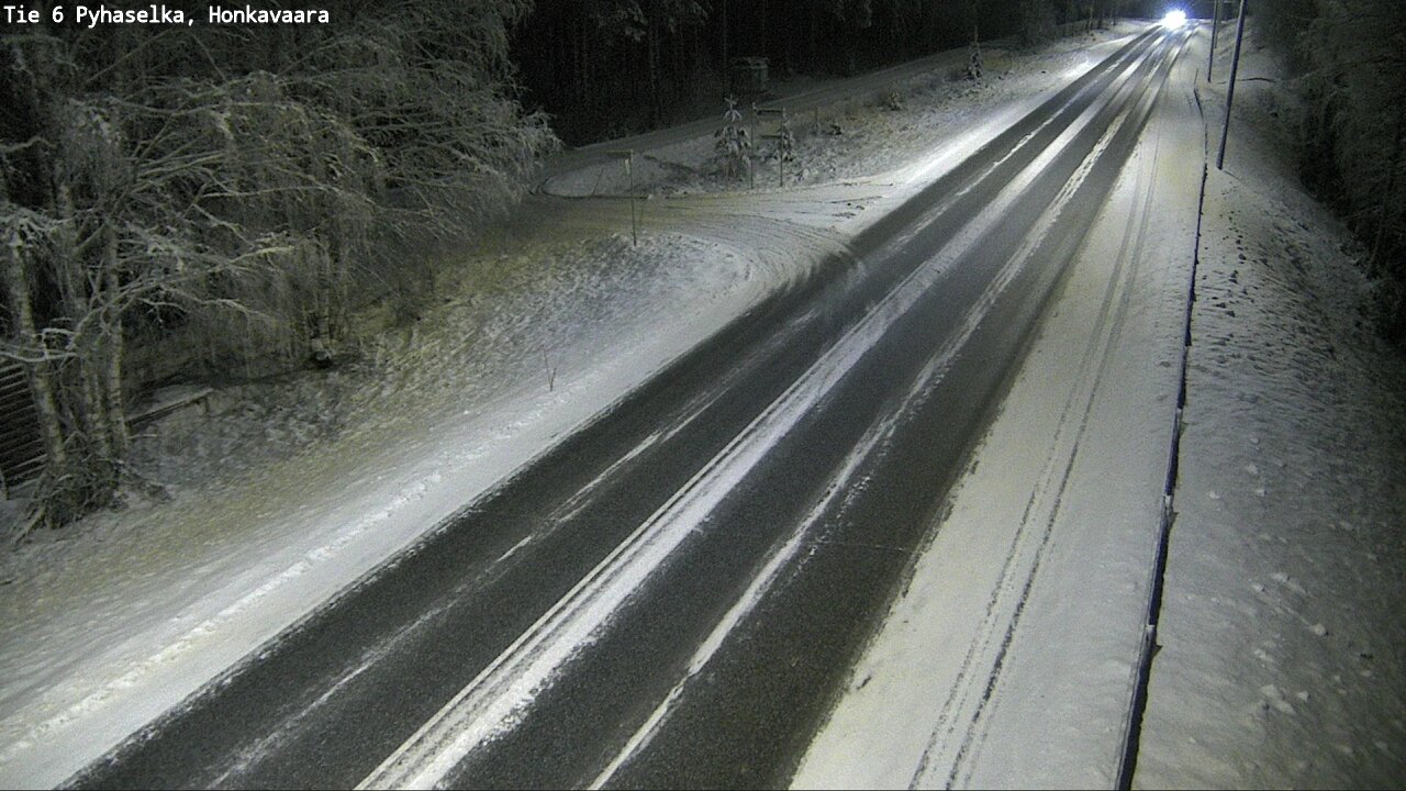Weather Camera Image Väg 6 Joensuu, Honkavaara, Joensuu, Pohjois-Karjala