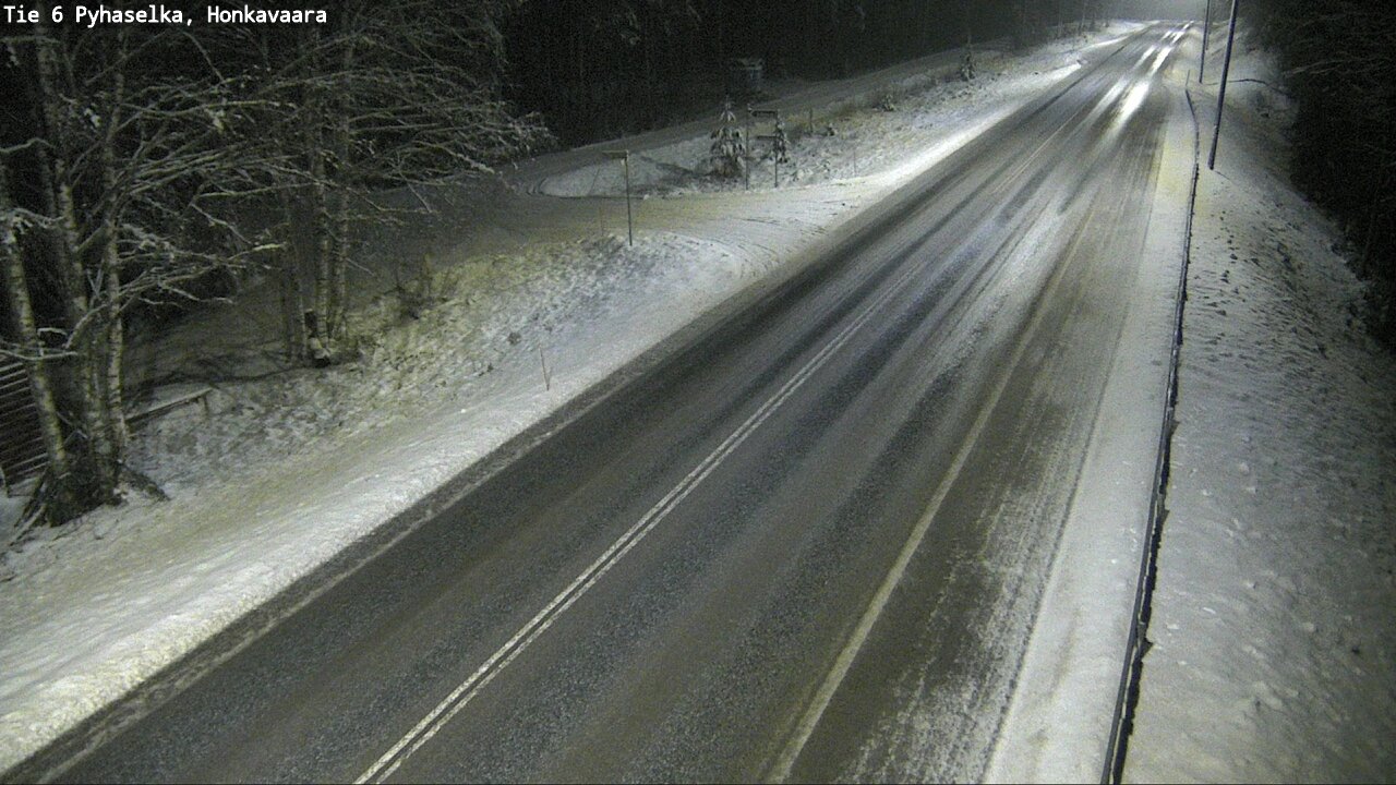 Weather Camera Image Road 6 Joensuu, Honkavaara, Joensuu, Pohjois-Karjala