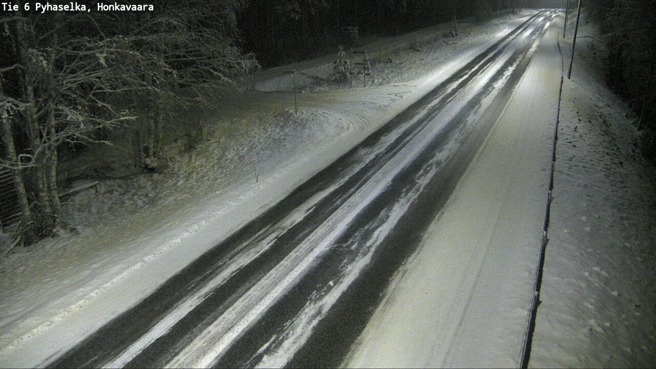 Weather Camera Image Väg 6 Joensuu, Honkavaara, Joensuu, Pohjois-Karjala