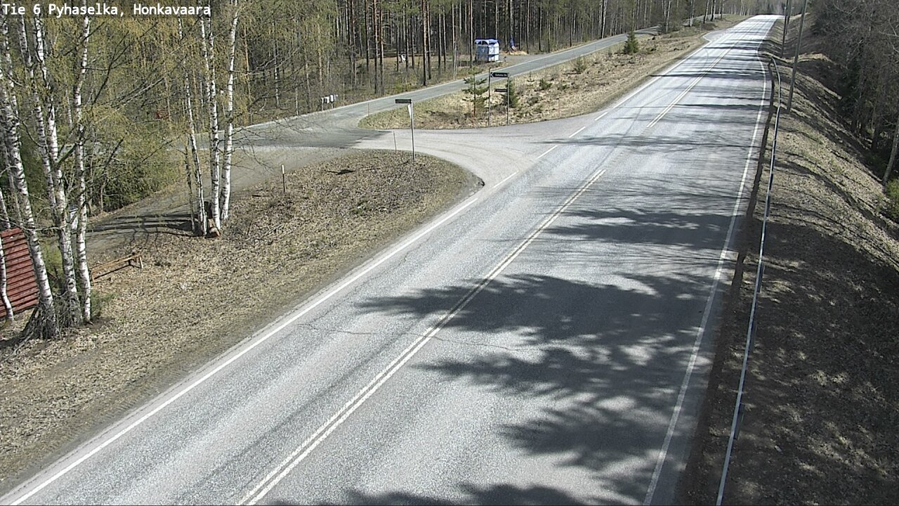 Weather Camera Image Väg 6 Joensuu, Honkavaara, Joensuu, Pohjois-Karjala
