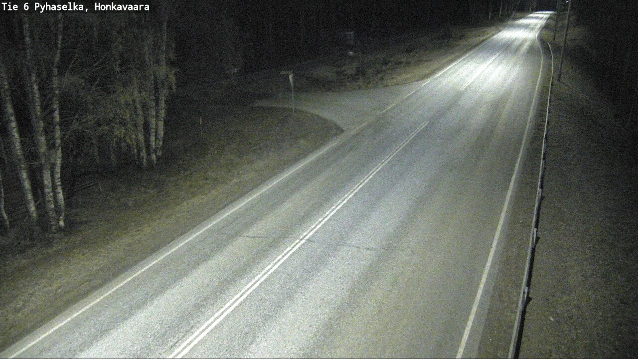 Weather Camera Image Väg 6 Joensuu, Honkavaara, Joensuu, Pohjois-Karjala