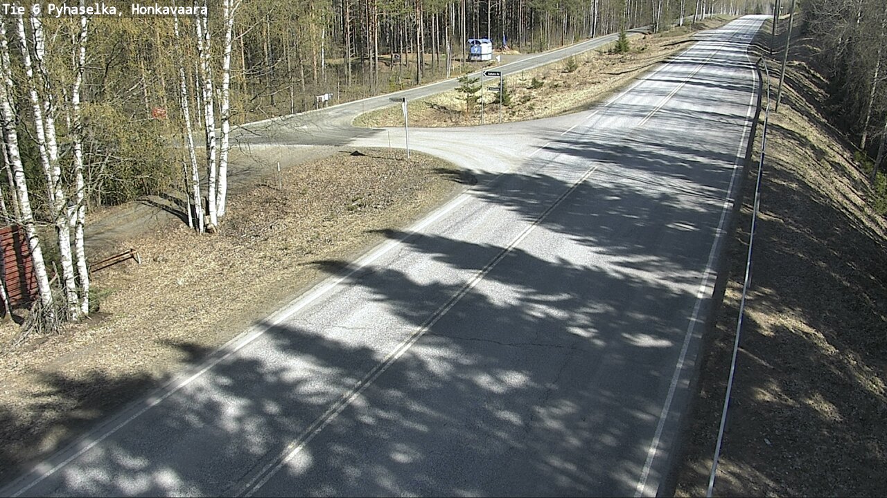 Weather Camera Image Väg 6 Joensuu, Honkavaara, Joensuu, Pohjois-Karjala