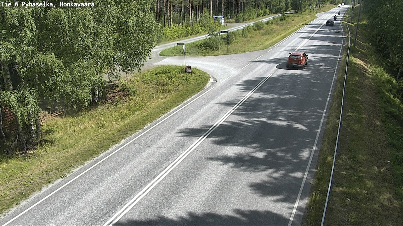 Weather Camera Image Road 6 Joensuu, Honkavaara, Joensuu, Pohjois-Karjala