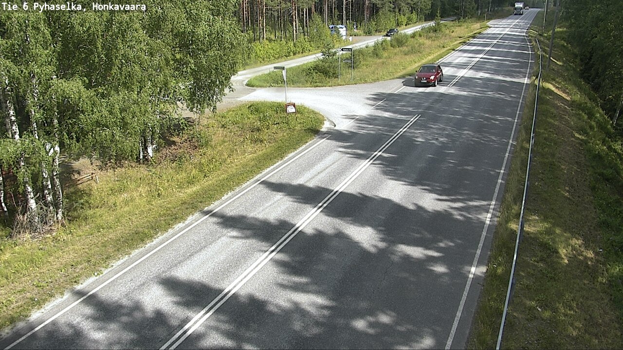 Weather Camera Image Road 6 Joensuu, Honkavaara, Joensuu, Pohjois-Karjala