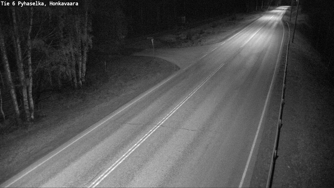 Weather Camera Image Väg 6 Joensuu, Honkavaara, Joensuu, Pohjois-Karjala
