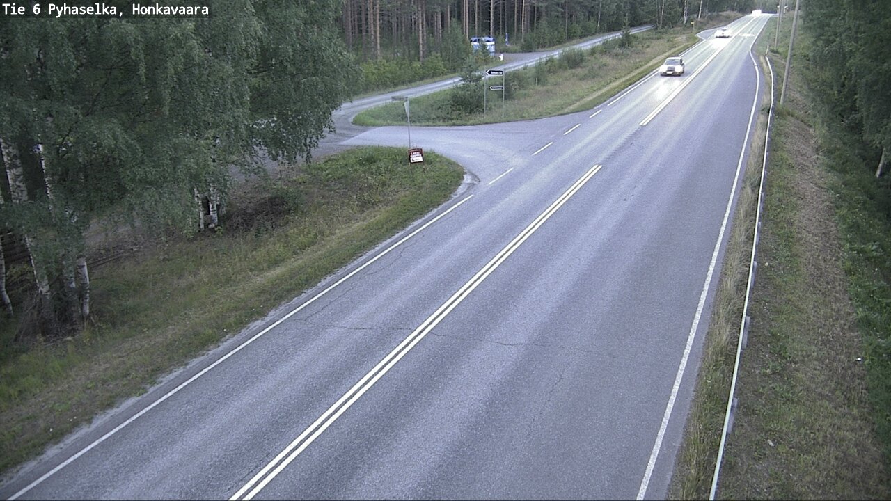 Weather Camera Image Road 6 Joensuu, Honkavaara, Joensuu, Pohjois-Karjala