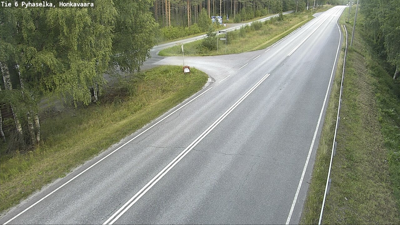 Weather Camera Image Road 6 Joensuu, Honkavaara, Joensuu, Pohjois-Karjala
