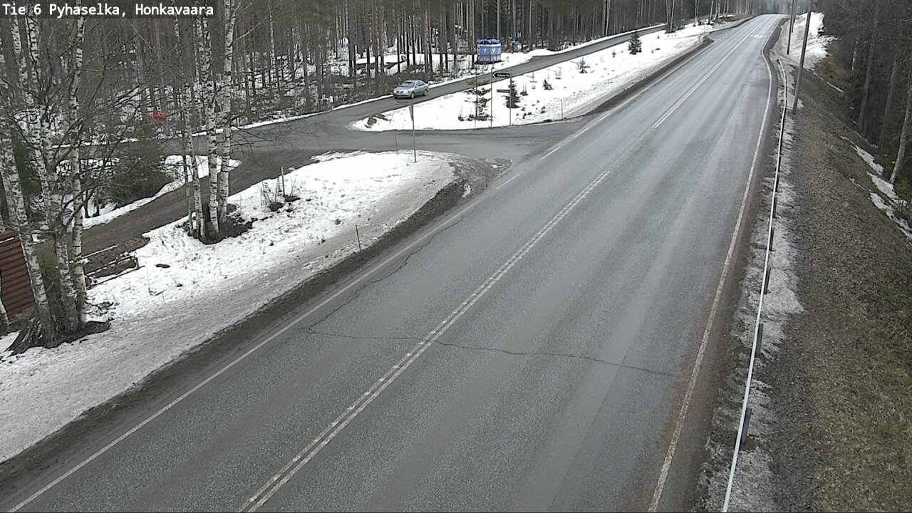 Weather Camera Image Road 6 Joensuu, Honkavaara, Joensuu, Pohjois-Karjala