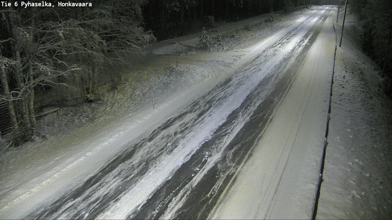 Weather Camera Image Väg 6 Joensuu, Honkavaara, Joensuu, Pohjois-Karjala