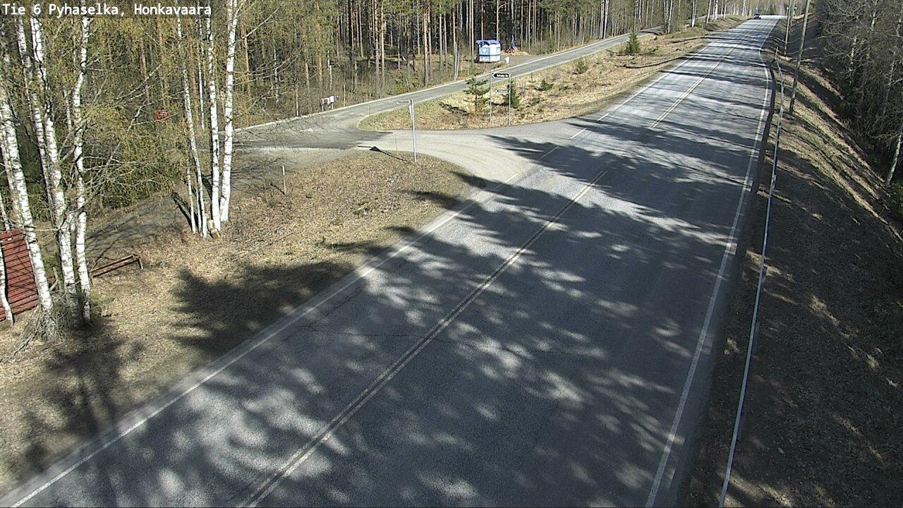 Weather Camera Image Väg 6 Joensuu, Honkavaara, Joensuu, Pohjois-Karjala