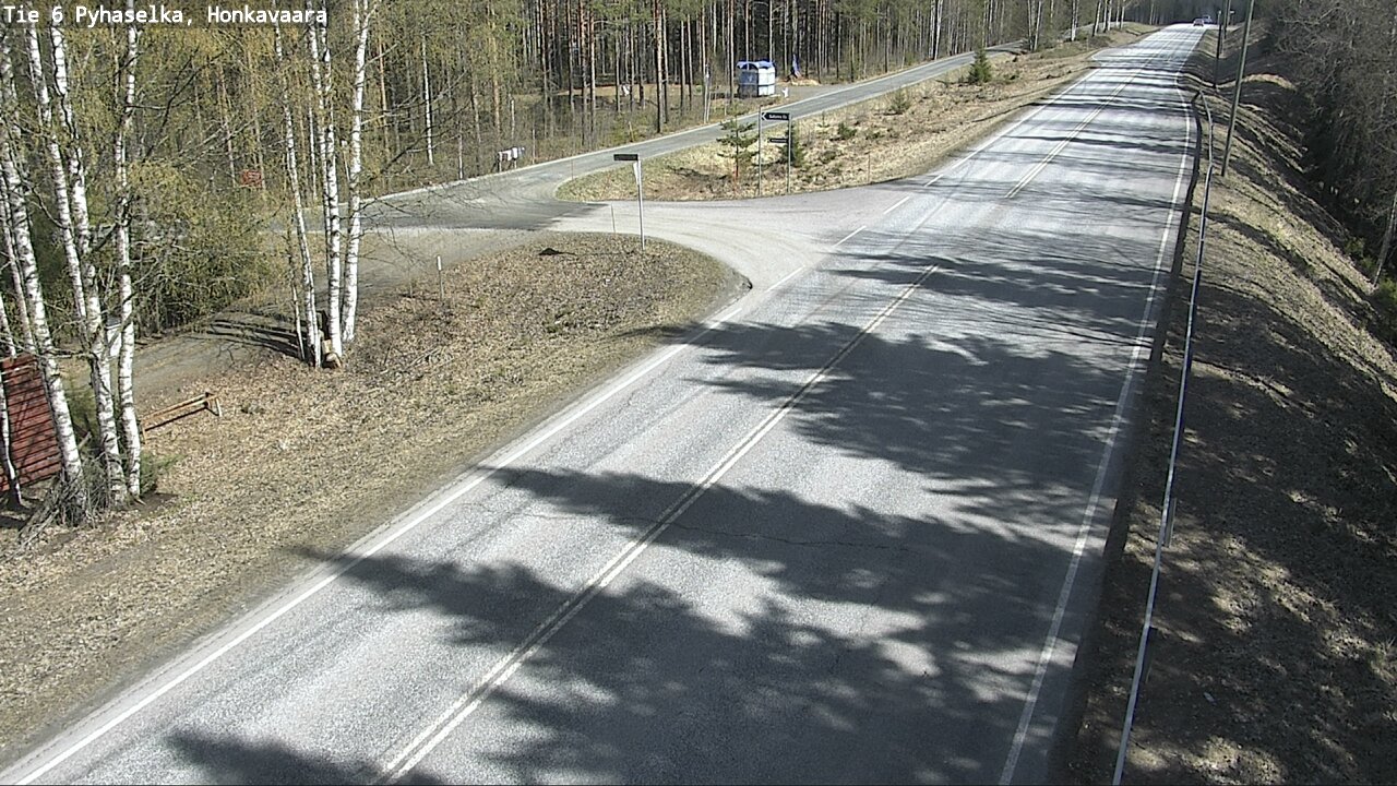 Weather Camera Image Väg 6 Joensuu, Honkavaara, Joensuu, Pohjois-Karjala