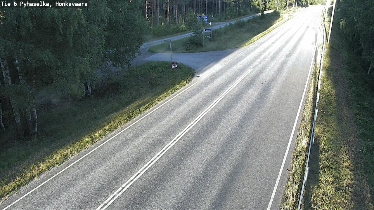 Weather Camera Image Road 6 Joensuu, Honkavaara, Joensuu, Pohjois-Karjala