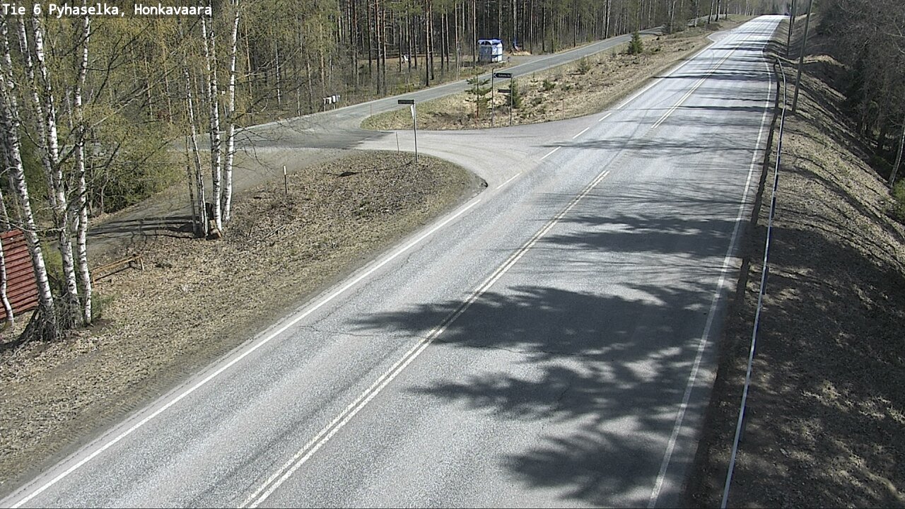 Weather Camera Image Väg 6 Joensuu, Honkavaara, Joensuu, Pohjois-Karjala
