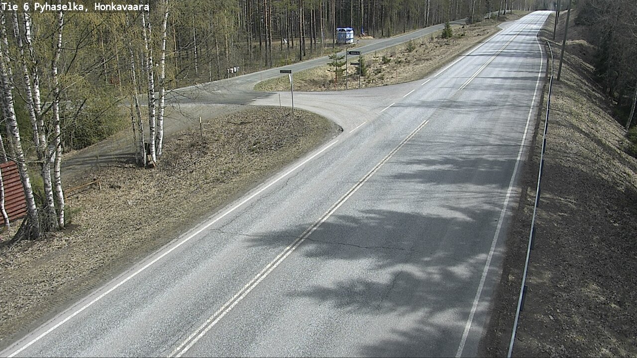 Weather Camera Image Väg 6 Joensuu, Honkavaara, Joensuu, Pohjois-Karjala