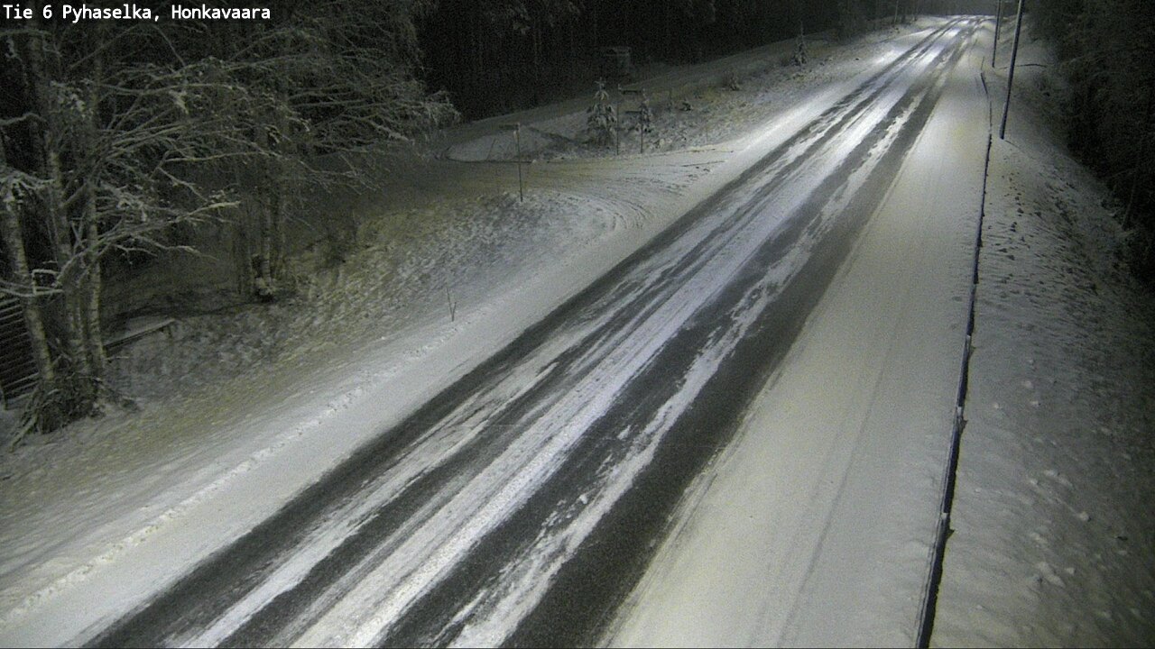 Weather Camera Image Väg 6 Joensuu, Honkavaara, Joensuu, Pohjois-Karjala