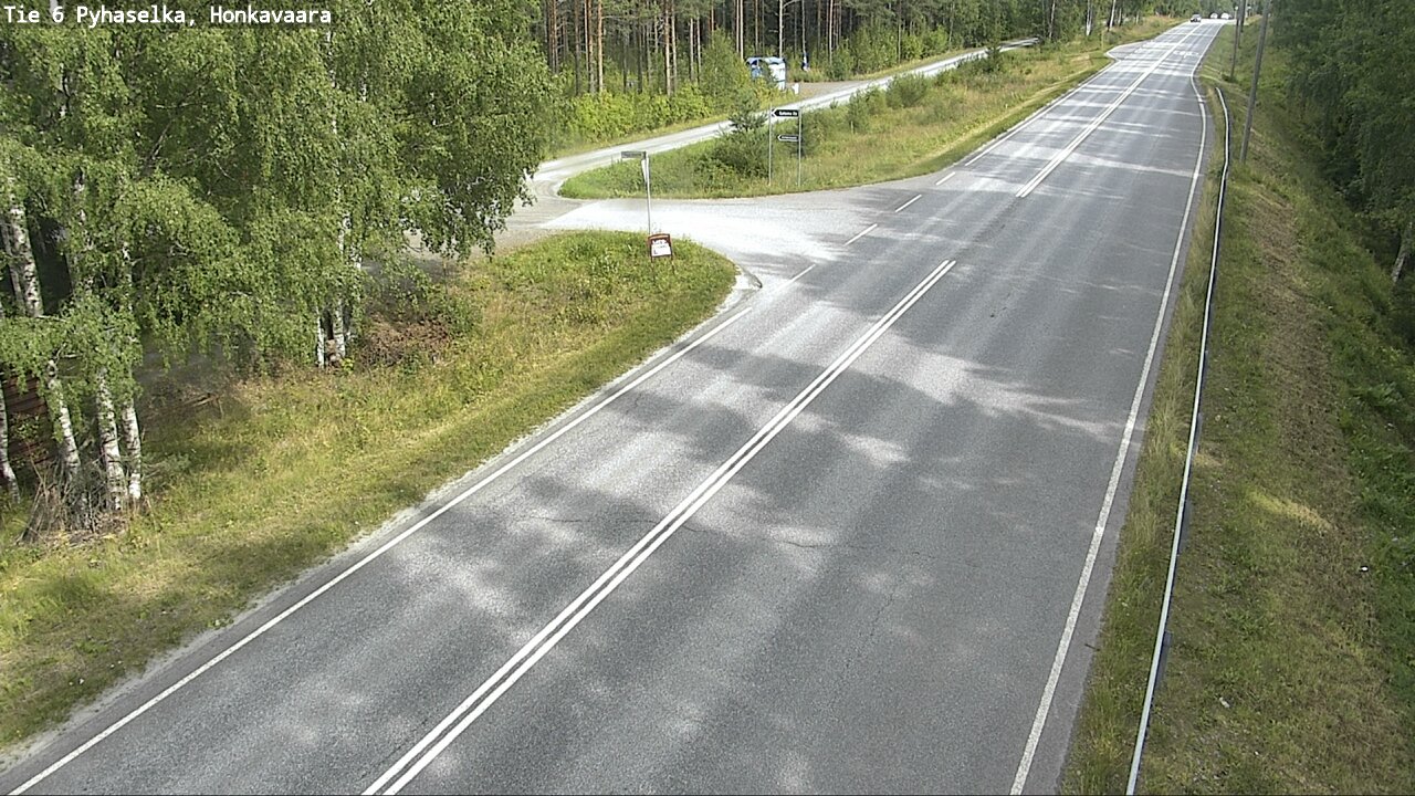 Weather Camera Image Road 6 Joensuu, Honkavaara, Joensuu, Pohjois-Karjala