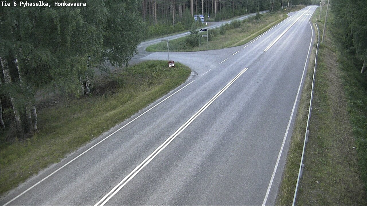 Weather Camera Image Road 6 Joensuu, Honkavaara, Joensuu, Pohjois-Karjala