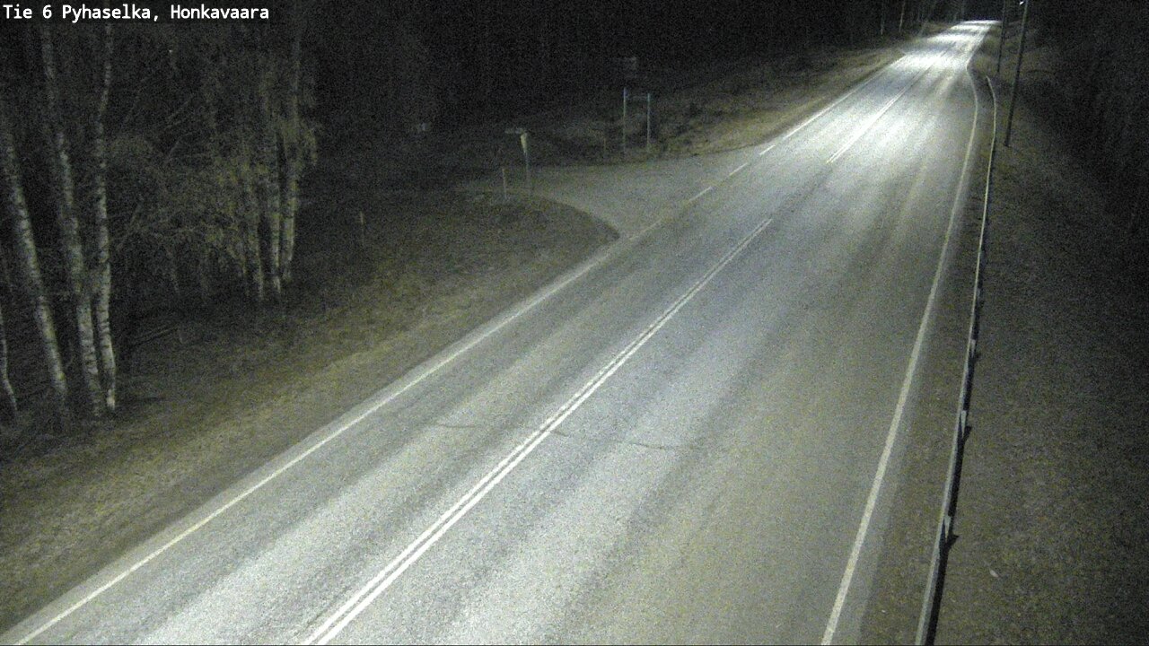 Weather Camera Image Väg 6 Joensuu, Honkavaara, Joensuu, Pohjois-Karjala