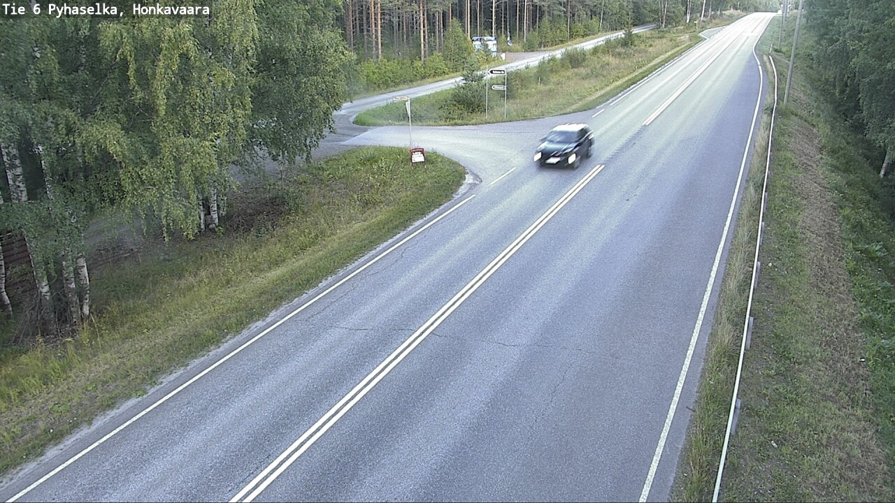 Weather Camera Image Road 6 Joensuu, Honkavaara, Joensuu, Pohjois-Karjala