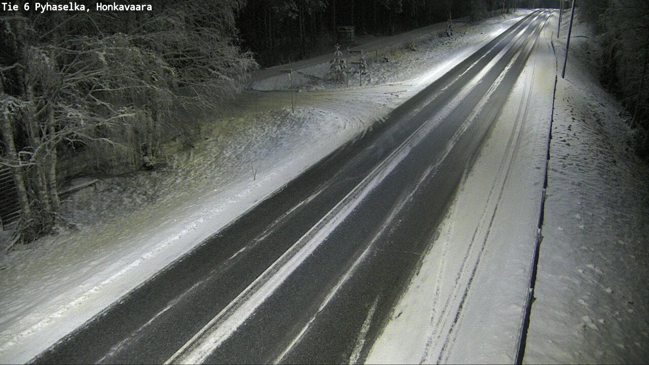 Weather Camera Image Väg 6 Joensuu, Honkavaara, Joensuu, Pohjois-Karjala